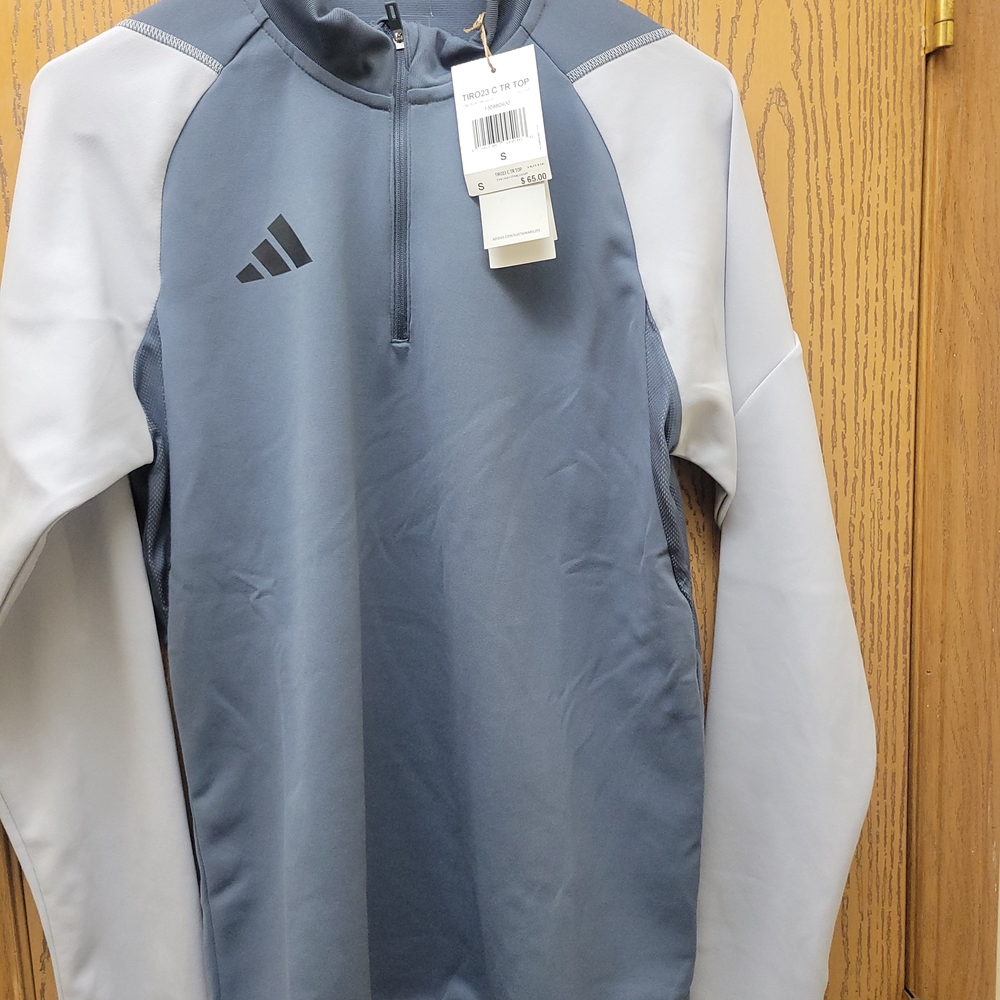 Adidas Two-Tone Half-Zip Pullover - Picture 2 of 8